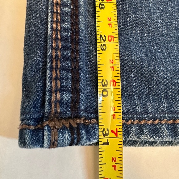 True Religion Jeans Men’s 40x31 Blue Straight Leg Thick Stitch Ricky Big QT Flap - Picture 11 of 11